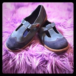 Blue denim Mary Janes